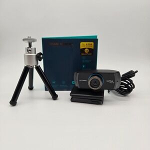 Stream Webcam‎ UHD-920 Black 1080p FHD H.264 Streaming Video Tech with Tripod